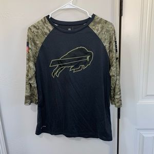 Buffalo Bills 3/4 sleeve shirt